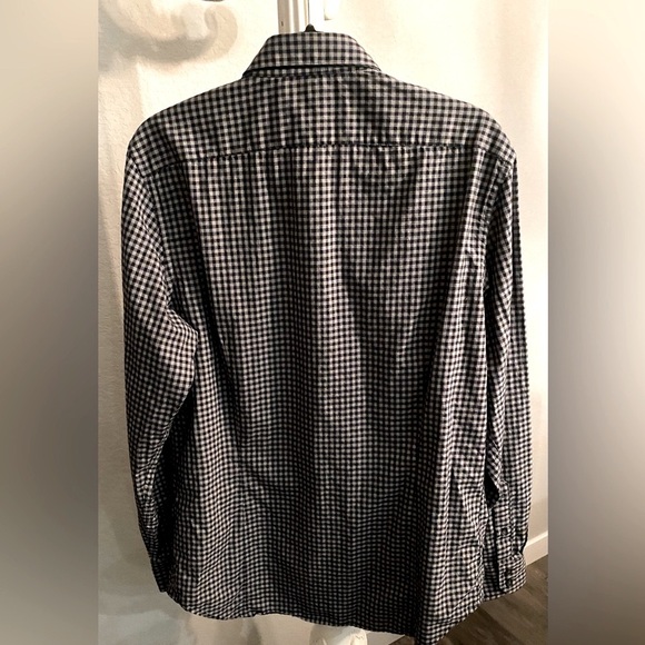 Banana Republic Men's Tailored Slim Fit Checkered Shirt - Size - Large - Picture 2 of 4